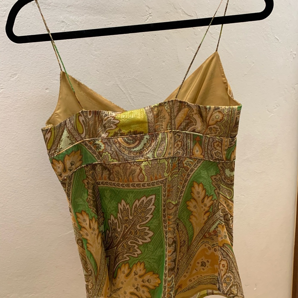 NWT-  vintage Rare 100% Silk top-J Crew - Picture 2 of 10